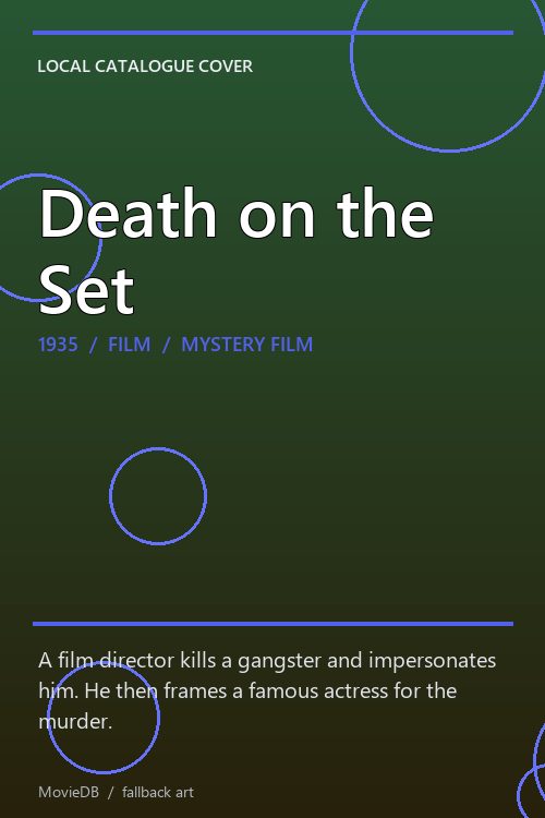 Death on the Set poster