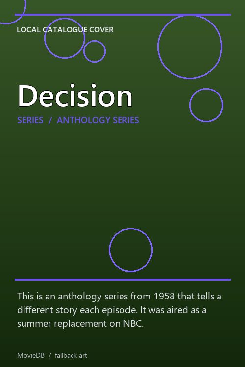 Decision poster