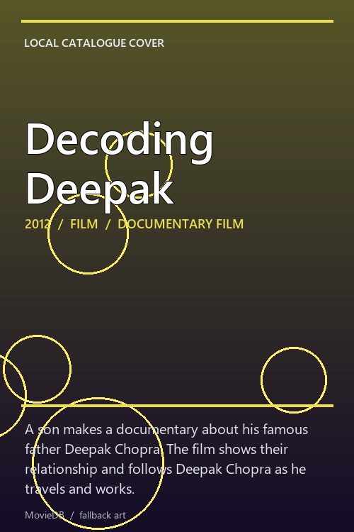 Decoding Deepak poster