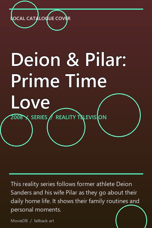 Deion & Pilar: Prime Time Love poster