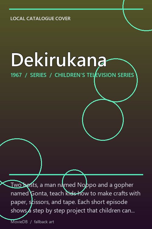 Dekirukana poster