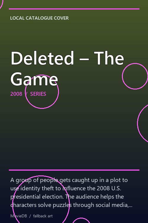 Deleted – The Game poster