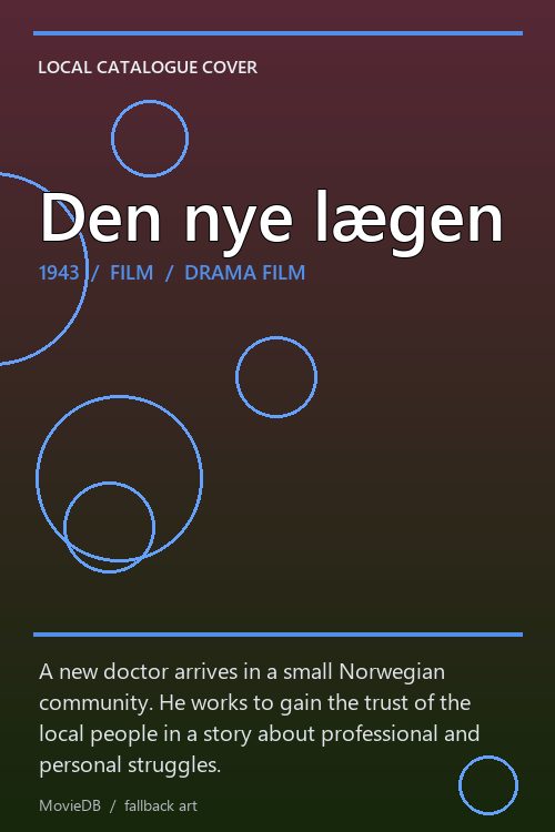 Den nye lægen poster