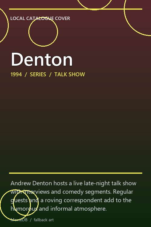 Denton poster