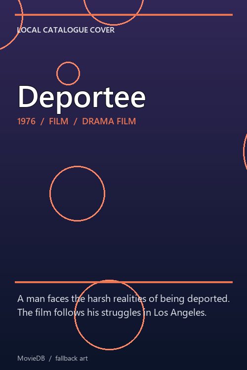 Deportee poster