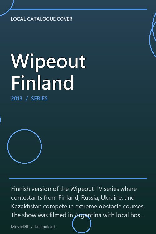 Wipeout Finland poster