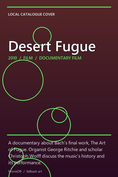 Desert Fugue poster
