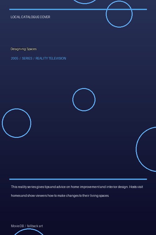 Designing Spaces poster