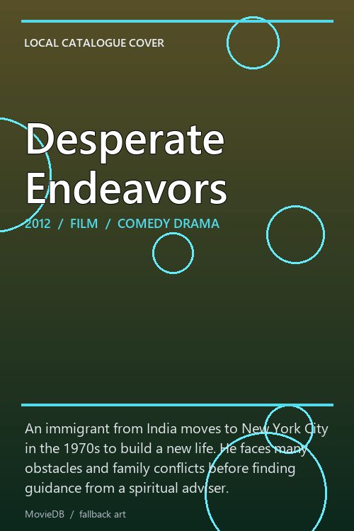 Desperate Endeavors poster