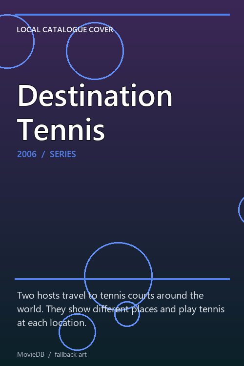 Destination Tennis poster