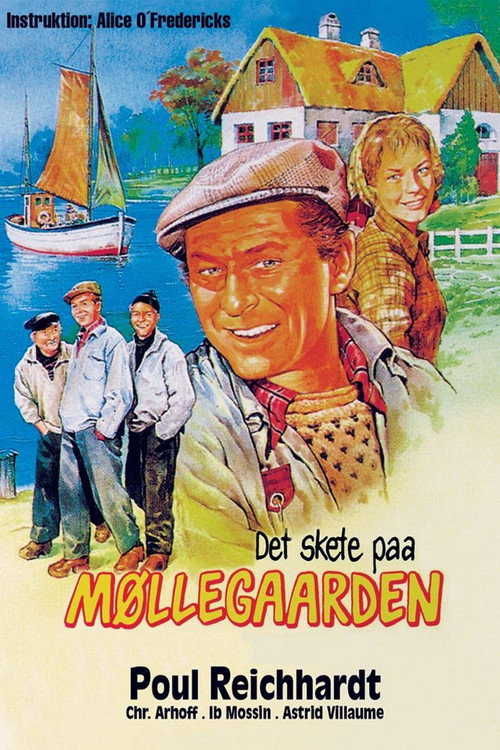 Det skete på Møllegården poster