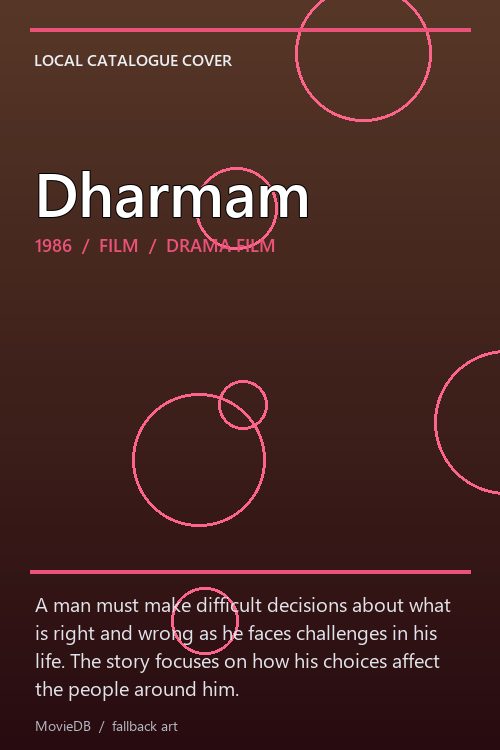 Dharmam poster