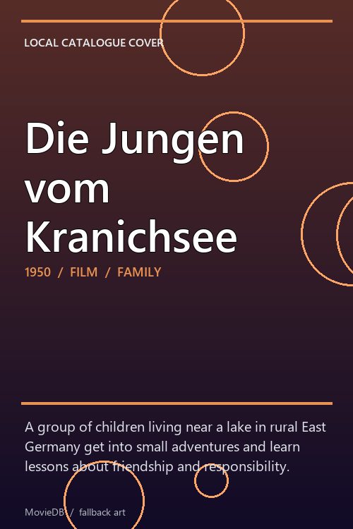 Die Jungen vom Kranichsee poster