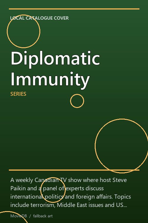 Diplomatic Immunity poster