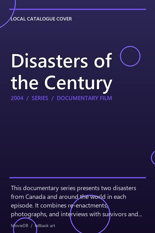 Disasters of the Century poster