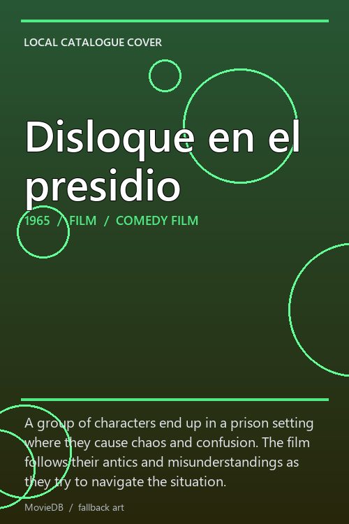 Disloque en el presidio poster