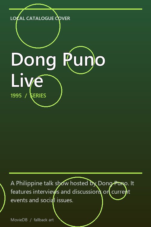 Dong Puno Live poster
