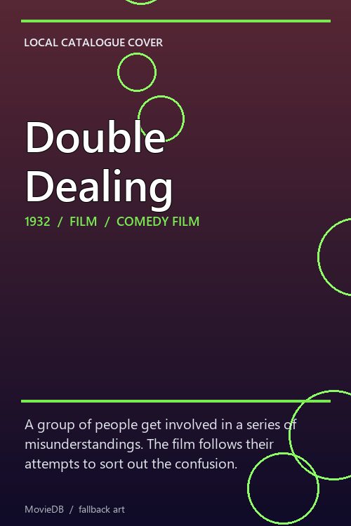 Double Dealing poster