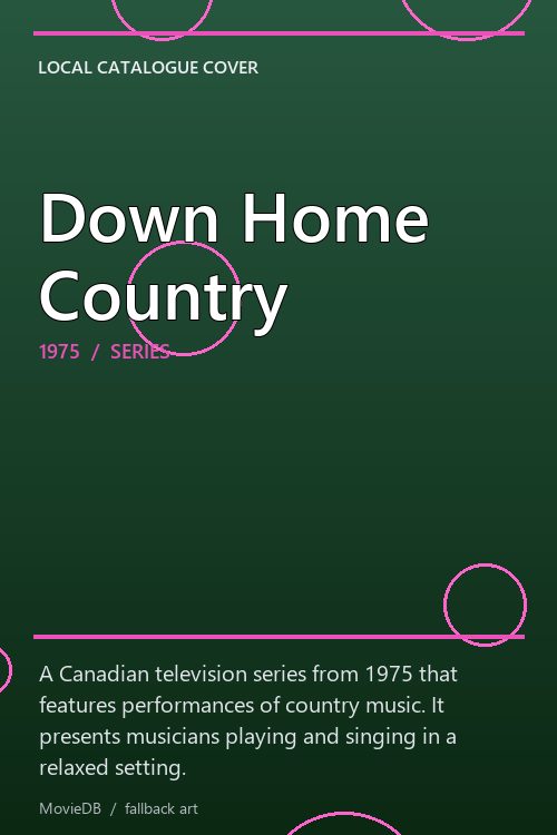Down Home Country poster