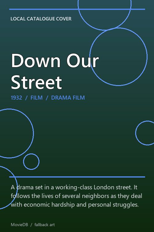 Down Our Street poster