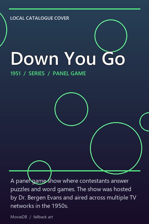 Down You Go poster