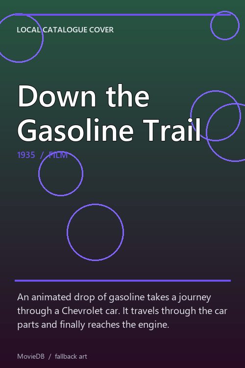 Down the Gasoline Trail poster