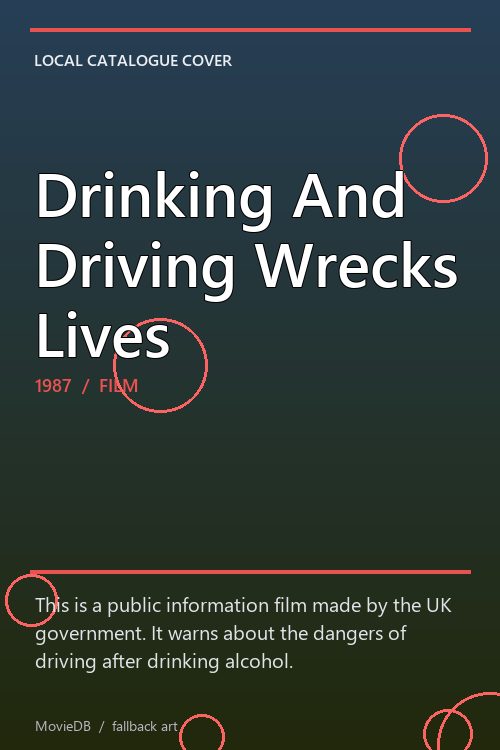 Drinking And Driving Wrecks Lives poster