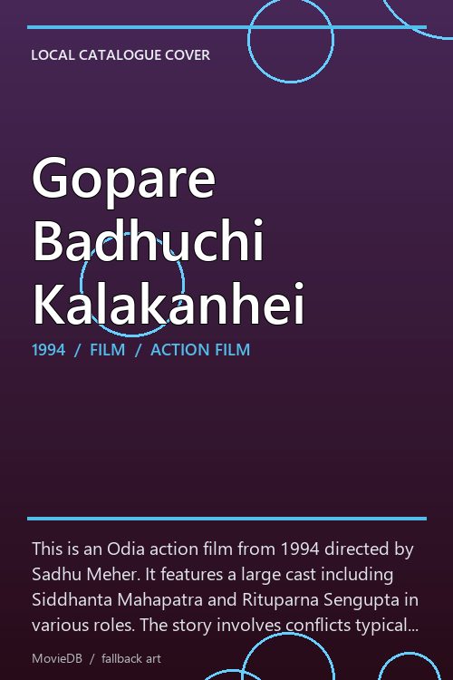 Gopare Badhuchi Kalakanhei poster