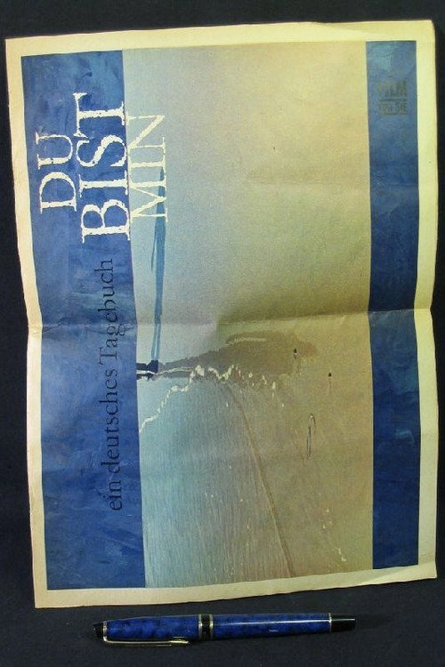 Du bist min (Ein deutsches Tagebuch) poster