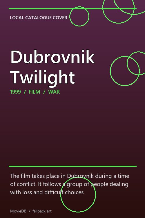 Dubrovnik Twilight poster
