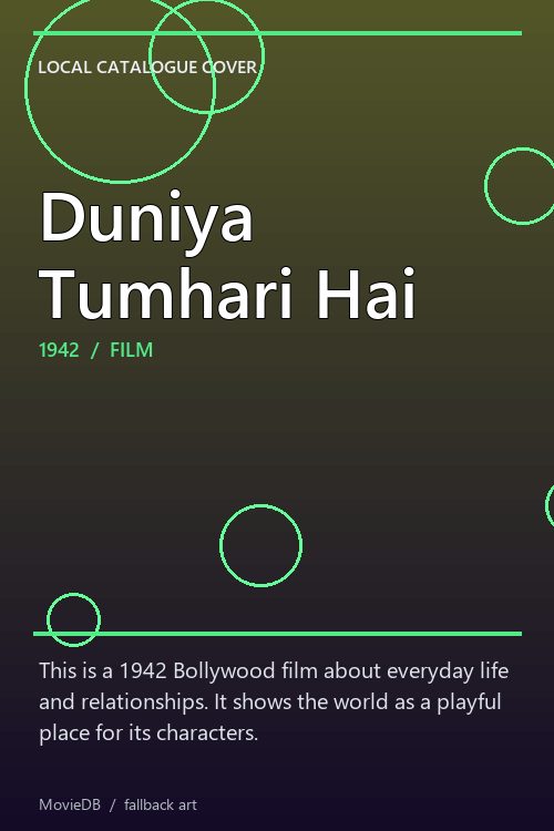 Duniya Tumhari Hai poster