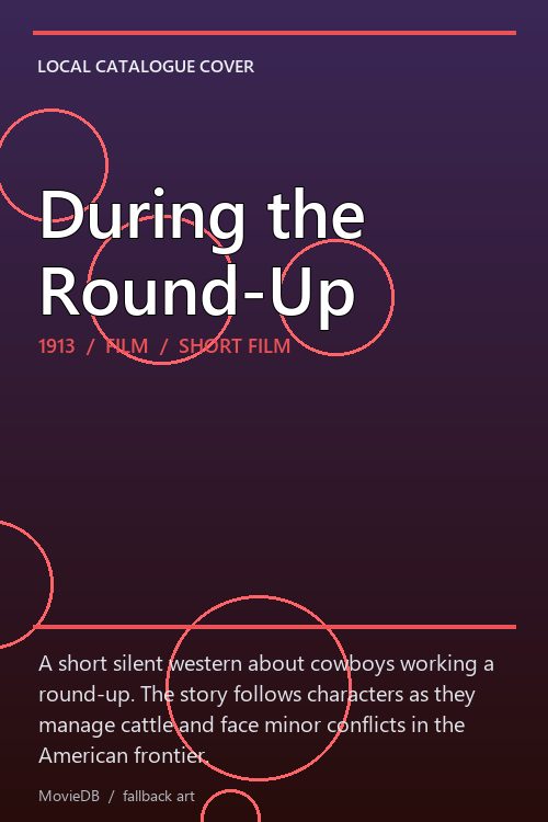 During the Round-Up poster
