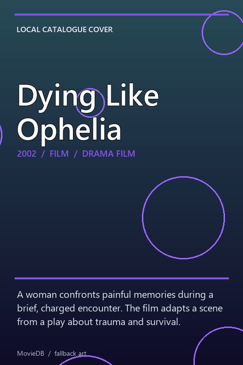 Dying Like Ophelia poster