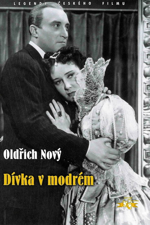 Dívka v modrém poster