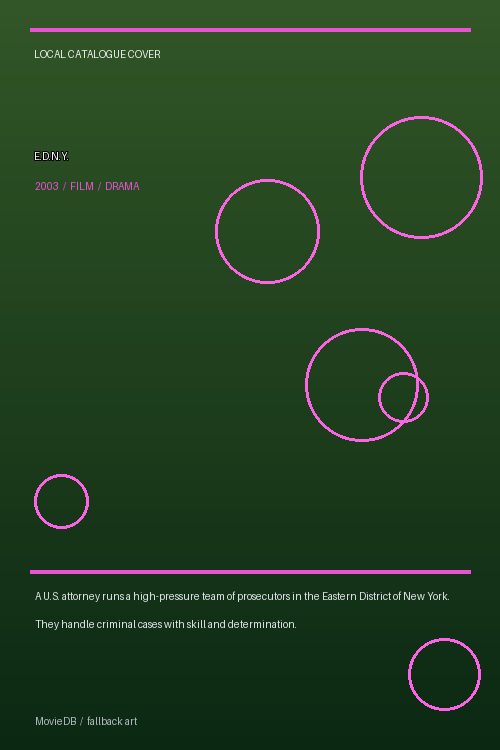 E.D.N.Y. poster