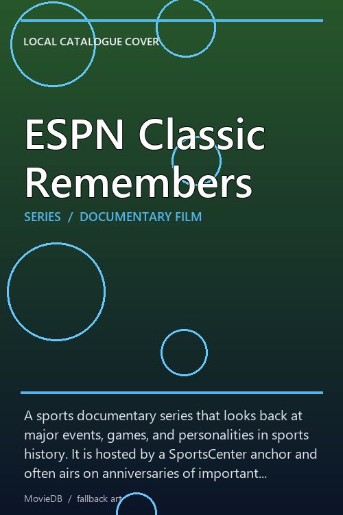 ESPN Classic Remembers poster