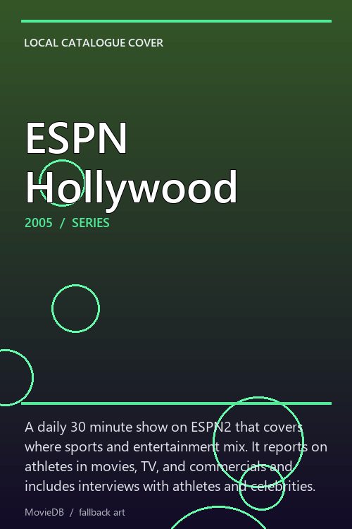 ESPN Hollywood poster