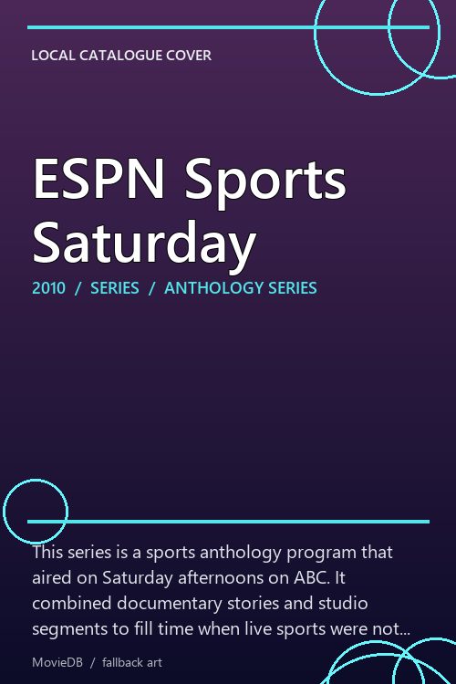 ESPN Sports Saturday poster