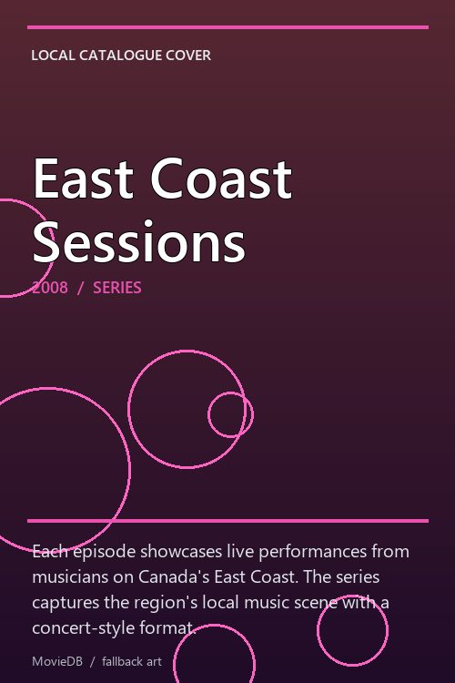 East Coast Sessions poster