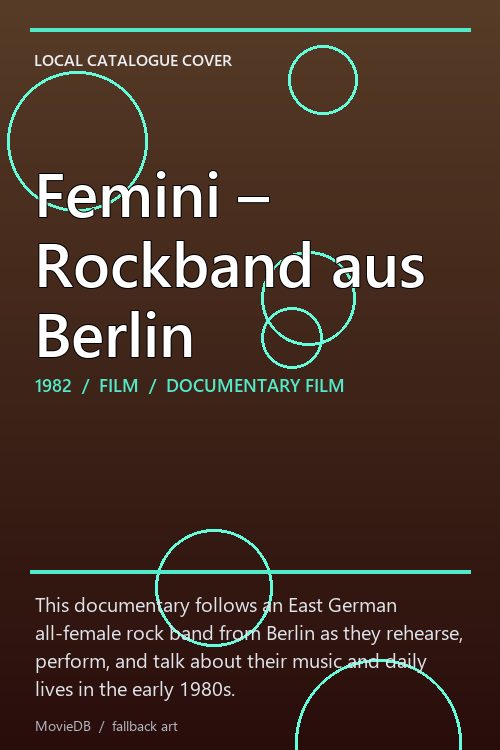 Femini – Rockband aus Berlin poster