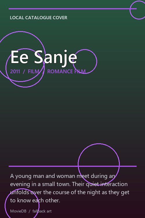 Ee Sanje poster