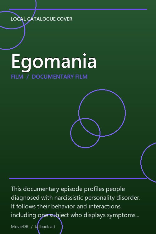 Egomania poster