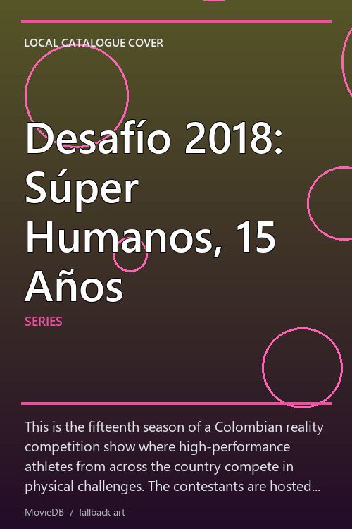 Desafío 2018: Súper Humanos, 15 Años poster