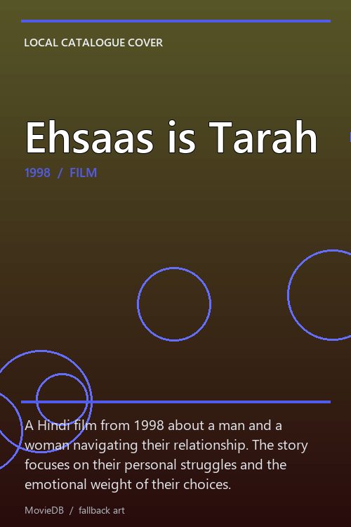 Ehsaas is Tarah poster