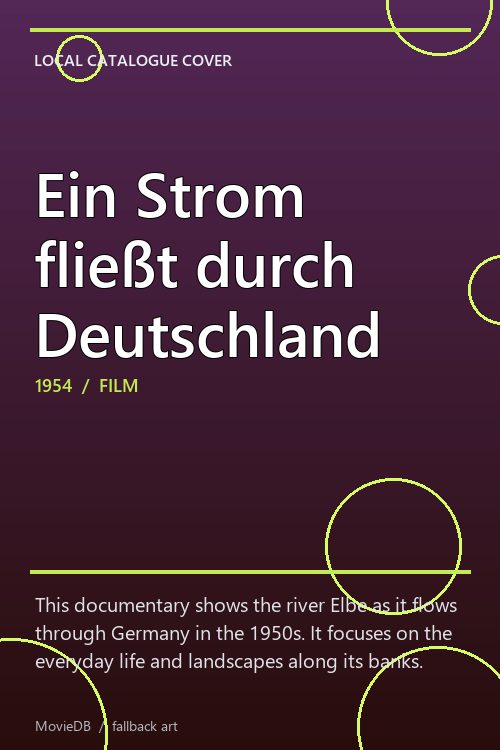 Ein Strom fließt durch Deutschland poster