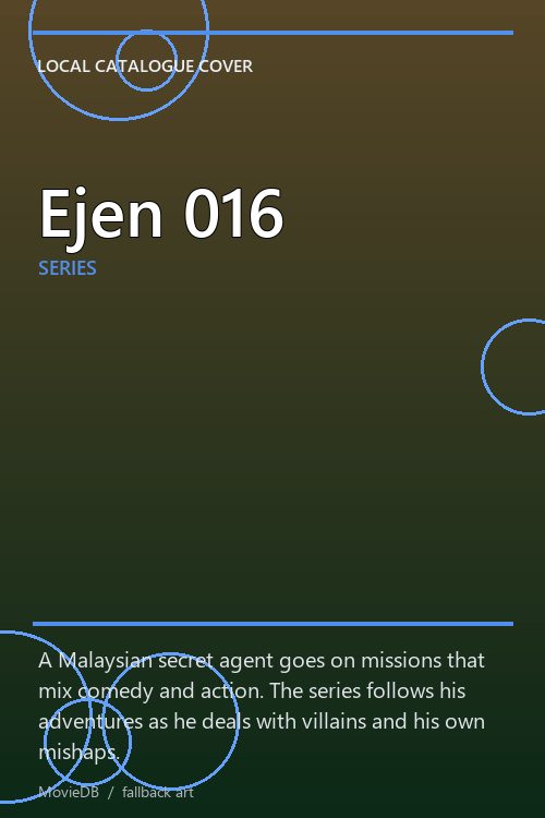 Ejen 016 poster