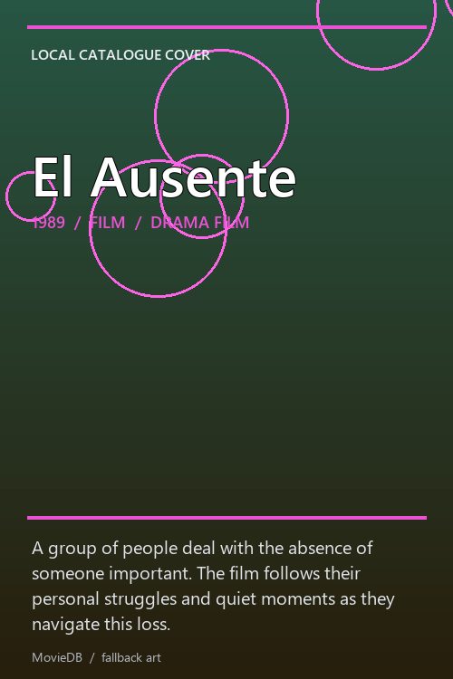 El Ausente poster