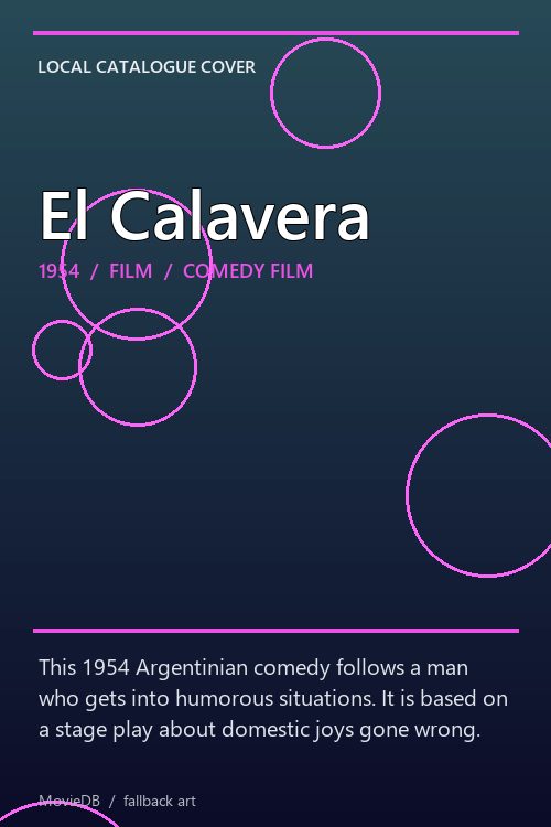 El Calavera poster