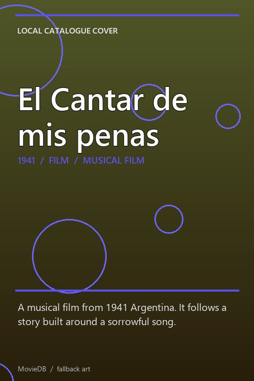 El Cantar de mis penas poster