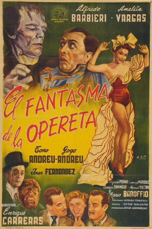 El Fantasma de la opereta poster